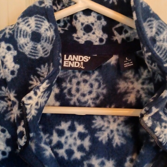 Lands End Fleece L - Picture 1 of 4